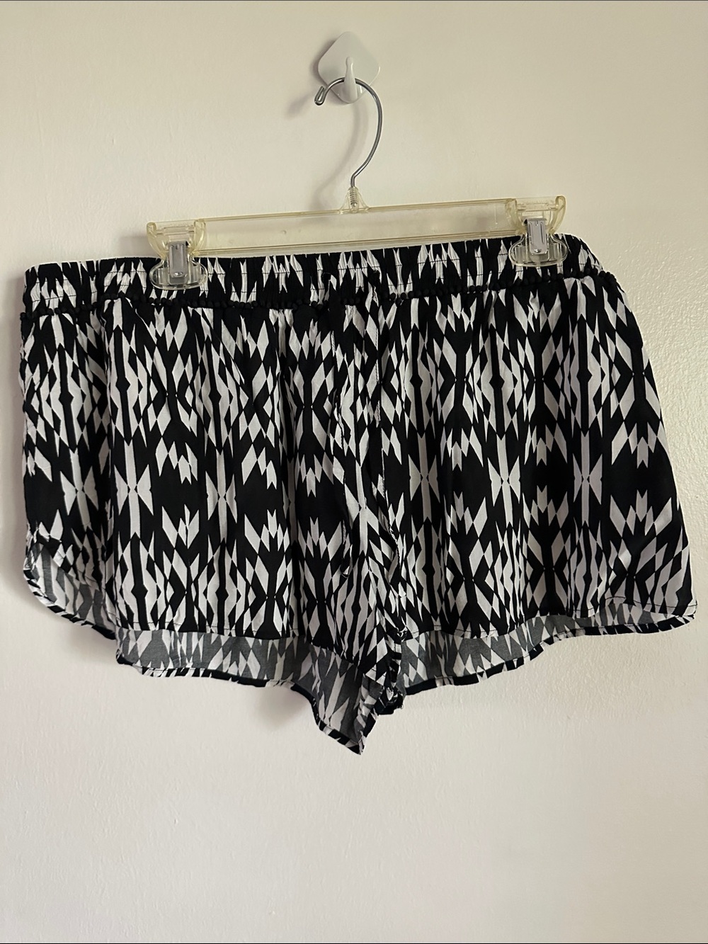 Victoria's Secret Black & White Geometric Shorts